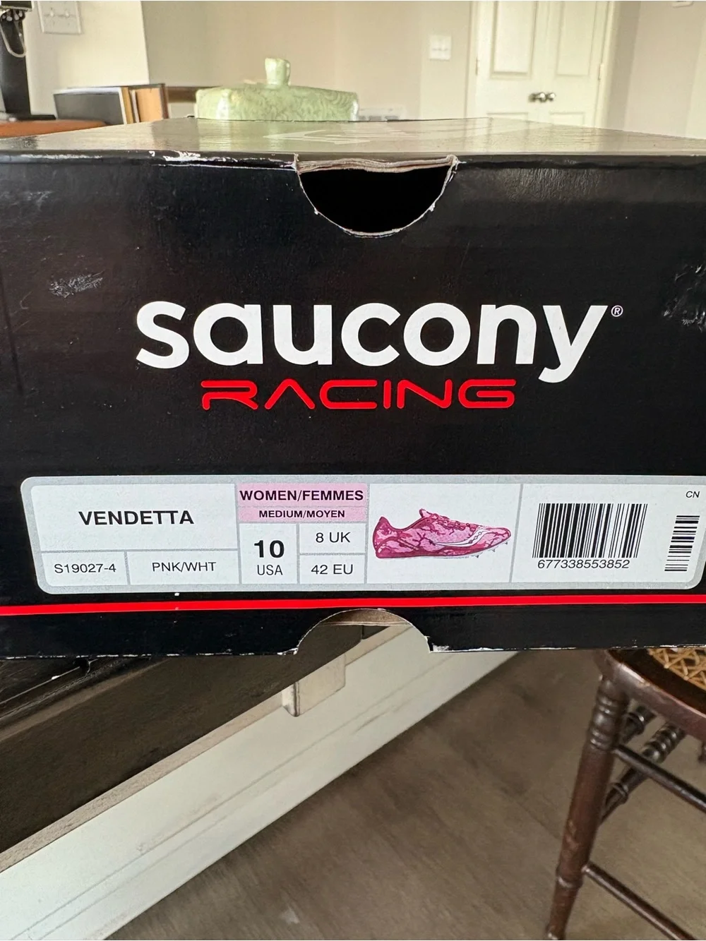 Saucony Pink Camo Women's Athletic Running Shoes